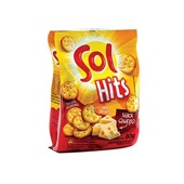 Biscoito Hits Sabor Queijo 80g Sol