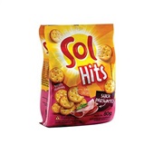 Biscoito Hits Sabor Presunto 80g 1 PT Sol