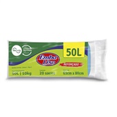 Saco de Lixo Reforçado Wecycle 50L Azul 63x80cm PT 20 UN Embalixo