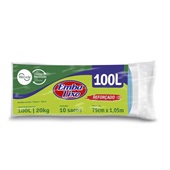 Saco de Lixo Reforçado Wecycle 100L Azul 75x105cm PT 10 UN Embalixo