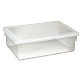 Caixa Organizadora com Tampa 6,5 a 7,5L Transparente 33,8x23x11,5cm 1