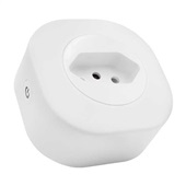 Adaptador de Tomada Inteligente Wi-Fi HISP10ABV 1 UN Geonav