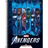 Caderno Universitário 80 FL Avengers Game D Capa Dura 1 UN Tilibra