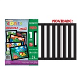 Papel Criativo Ecocores Moldura Preta 110g/m² 230mmx320mm 35 FL NovaPr