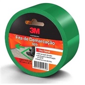Fita para Demarcação de Solo 50mmx30m Verde 1 UN 3M