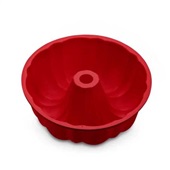 Forma Redonda Vazada Silicone Vermelho 1 UN UP Home