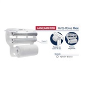 Porta Rolos Maxroll Flex Branco 1 UN Purimax