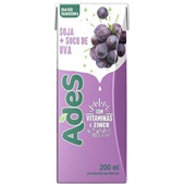 Bebida à Base de Soja Sabor Uva 200ml 1 UN Ades