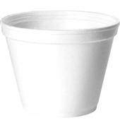 Pote Isopor EPS Térmico Branco 140x52mm 500ml PT 100 UN Copobras