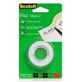 Fita Adesiva Mágica Transparente 12mmx20m 1 UN Scotch