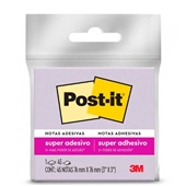 Bloco de Notas Super Adesivo 76x76mm Roxo 45 FL Post-it