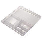 Organizador de Gavetas Cristal 24x26,5x25cm 1 UN Dello