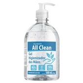 Álcool em Gel 70º com Extrato de Aloe Vera All Clean 500ml 1 UN Audax