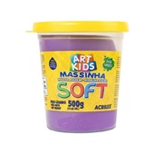 Massa de Modelar Soft Violeta 500g 1 UN Acrilex