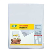 Envelope Plástico Ofício 240x325mm 4 Furos Espessura 0,20 CX 300 UN ACP