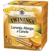 Chá Infusions Laranja Manga e Canela 10un Twinings