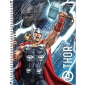 Caderno Espiral Universitário Capa Dura 80 FL Avengers A 1 UN Tilibra
