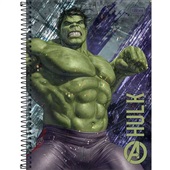 Caderno Espiral Universitário Capa Dura 80 FL Avengers B 1 UN Tilibra
