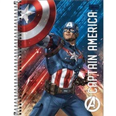 Caderno Espiral Universitário Capa Dura 80 FL Avengers C 1 UN Tilibra