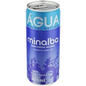 Água Mineral sem Gás Lata 310ml 1 UN Minalba