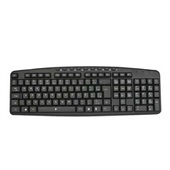 Teclado Office Multimídia USB com Fio 1 UN 5+