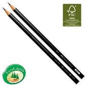 EcoLápis Preto B Nº2 Max Redondo 1 UN Faber Castell