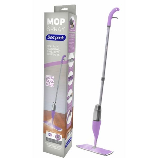 Mop Spray microfibra com cabo bompack