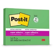 Bloco de Notas Super Adesivo 76x102mm Verde 90 FL Post-it