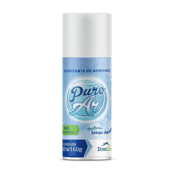 Odorizador de Ambientes Refil Aerossol Talco 250ml 1 UN Puro Ar
