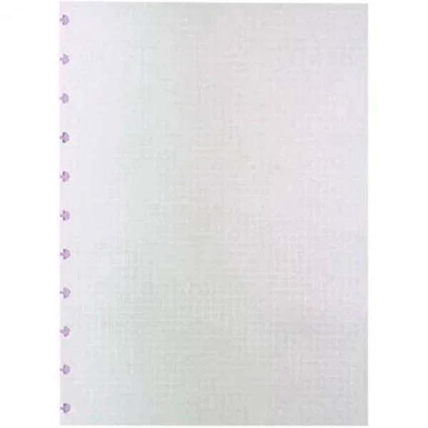 Refil Quadriculado Grande Linha Branca 200 x 275mm 50 FL 1 UN Caderno