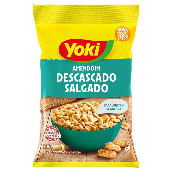 Amendoim Descascado Salgado 500g 1 UN Yoki