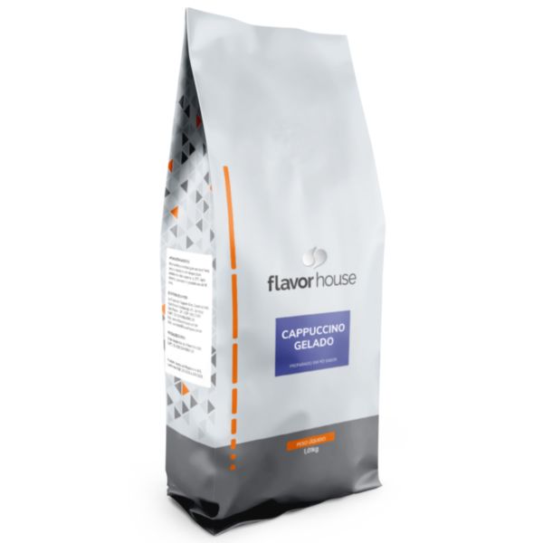 Preparo em Pó para Bebidas Cappuccino Gelado 1,01Kg 1 UN Flavor House