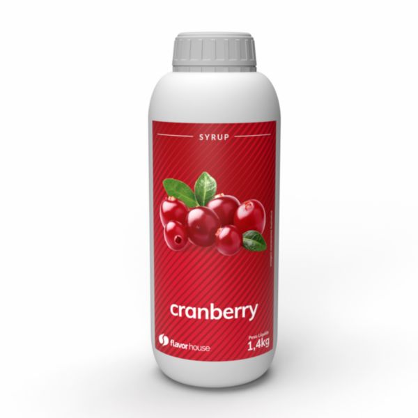 Preparado Alimentício sabor Cranberry 1,4Kg 1 UN Flavor House