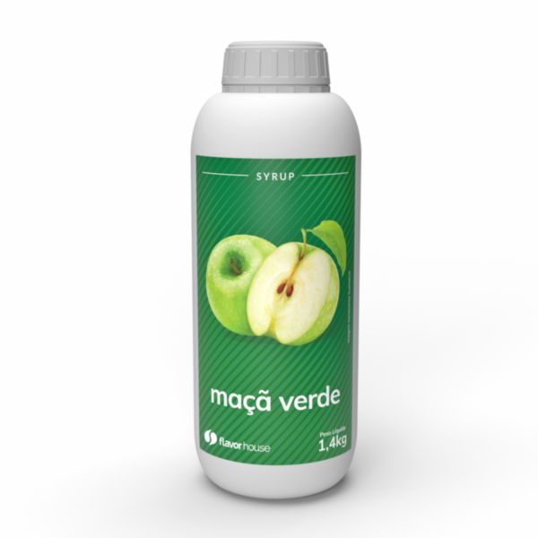 Preparado Alimentício sabor Maçã Verde 1,4Kg 1 UN Flavor House