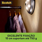 Fita Dupla Face de Espuma Scotch Uso Interno 12mmx1,5m 1 UN 3M