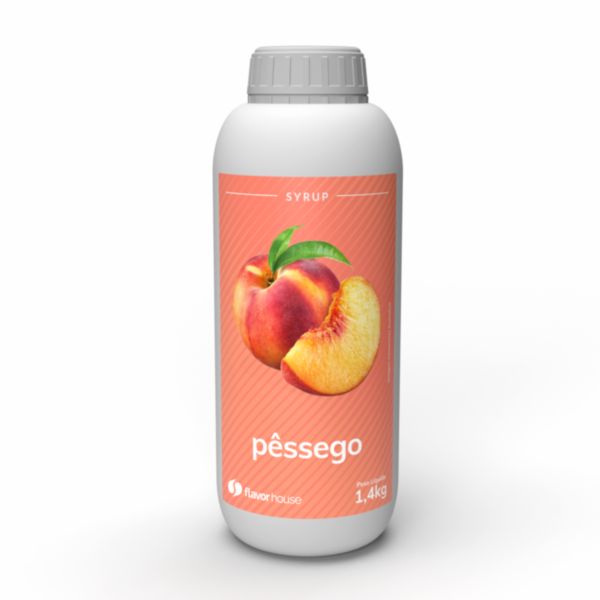 Preparado Alimentício sabor Pêssego 1,4Kg 1 UN Flavor House