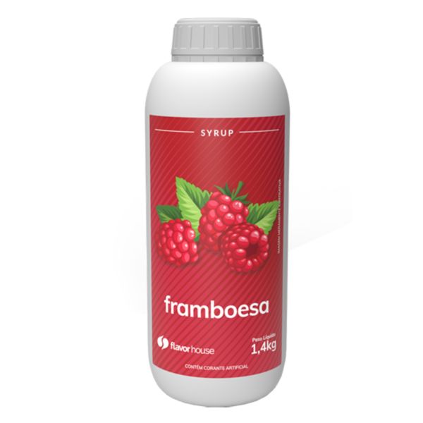 Preparado Alimentício sabor Framboesa 1,4Kg 1 UN Flavor House