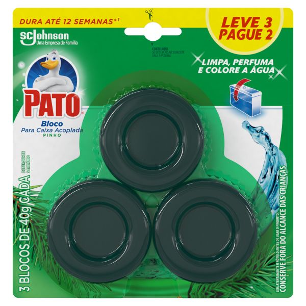 Pedra Sanitária Pinho Pato Leve 3 Pague 2 Pato