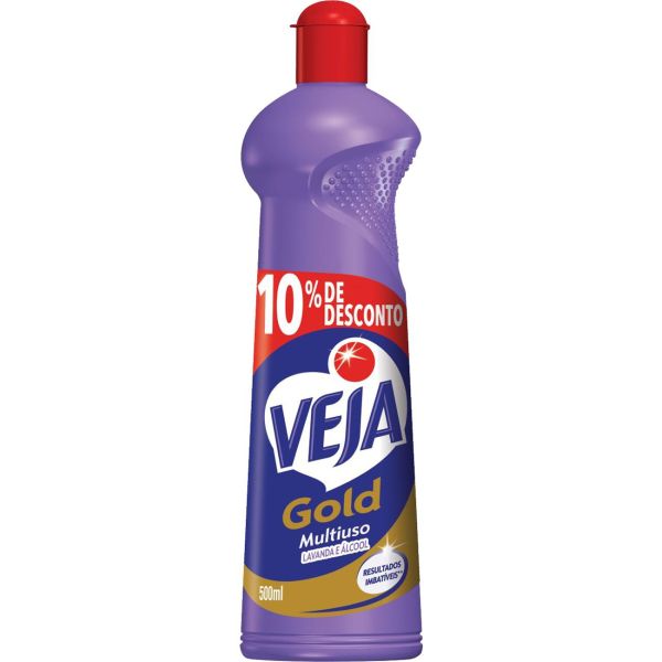 Limpador Multiuso Gold Lavanda e Álcool 500ml 1 UN Veja