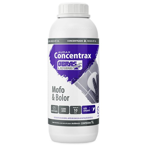 Limpa Mofo e Bolor Concentrax 1L Rende 10L 1 UN Audax