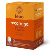 Chá Recarrega Matte e Guaraná Sachês de 1,6g CX 10 UN Leão