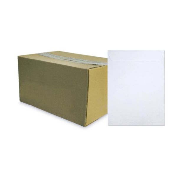 Envelope Saco Branco 75g 176x250mm CX 250 UN Romitec