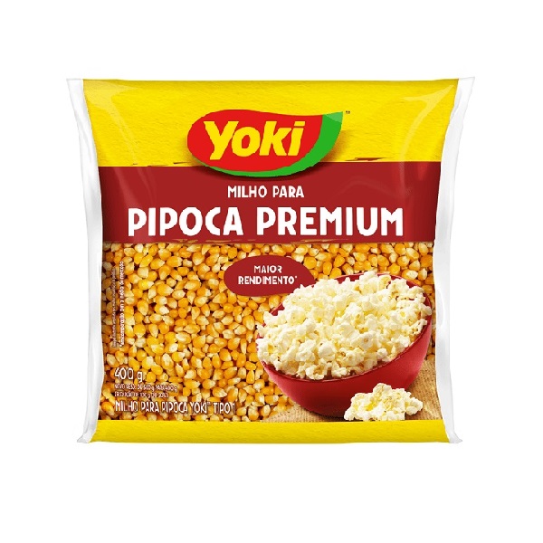 Milho para Pipoca Premium 400g 1 PT Yoki