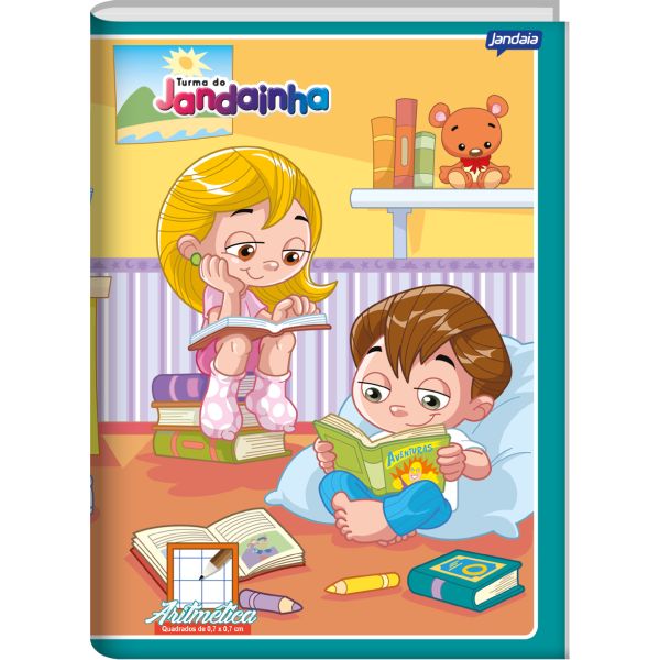 Caderno Pedagógico Aritmética Jandainha Capa Flexível 140x200cm 80 FL