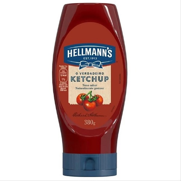 Ketchup Tradicional Squeeze 380g 1 UN Hellmann's