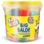 Massa de Modelar Art Kids Big Balde 1,500kg 30 UN Acrilex