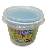 Massa de Modelar Soft Azul 150g 1 UN Acrilex