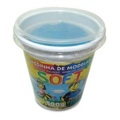 Massa de Modelar Soft Azul 500g 1 UN Acrilex