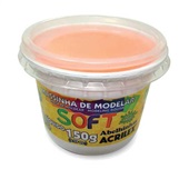 Massa de Modelar Soft Laranja 150g 1 UN Acrilex