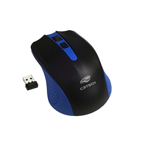 Mouse Sem Fio RC Nano M-W20BL Azul 1 UN C3Tech